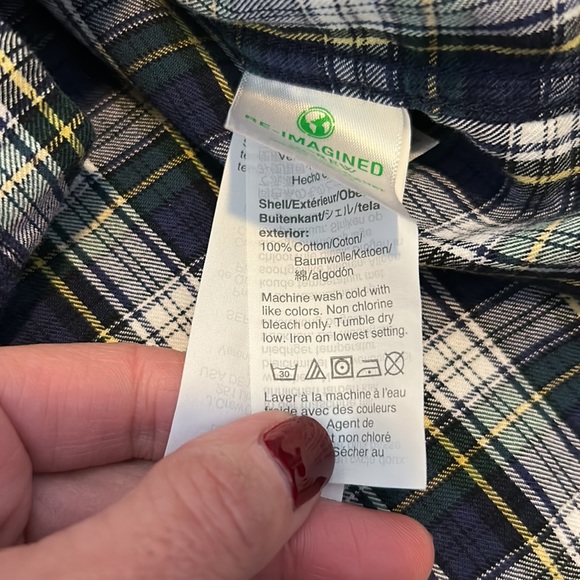 J. Crew Plaid Shirt, 4-5T (X-small) - Picture 6 of 7